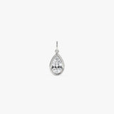 1 CTW 14k Pear Shaped Lab Grown Diamond Pendant Necklace - Vesta Ferkos Fine Jewelry