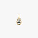 1 CTW 14k Pear Shaped Lab Grown Diamond Pendant Necklace - Vesta Ferkos Fine Jewelry