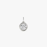 1 CTW 14k Round Shaped Lab Grown Diamond Pendant Necklace - Alira Ferkos Fine Jewelry