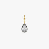 2 CTW 14K Vintage Inspired Pear Shape Lab Grown Diamond Charm - Mabel Ferkos Fine Jewelry