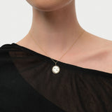 14K Gold Celestial Diamond Charm Necklace Ferkos Fine Jewelry