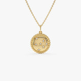14k Star Setting Diamond Star Charm 14K Gold Ferkos Fine Jewelry