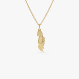 14k Bird Charm with Diamond Accent 14K Gold Ferkos Fine Jewelry