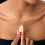 14K Lord’s Prayer Tag Pendant Ferkos Fine Jewelry