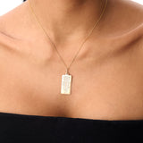14K Lord’s Prayer Tag Pendant Ferkos Fine Jewelry