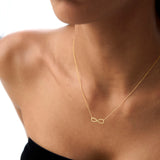 14k Twist Rope Infinity Necklace Ferkos Fine Jewelry