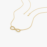14k Twist Rope Infinity Necklace Ferkos Fine Jewelry
