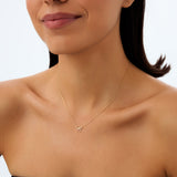 14Kt Plain Gold Ribbon Necklace Ferkos Fine Jewelry