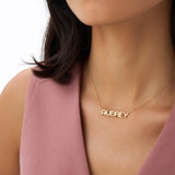 14K Bubble Name Necklace Ferkos Fine Jewelry