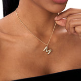 14K 20MM Balloon Initial Letter Pendant Ferkos Fine Jewelry