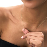 14K Libra Zodiac Charm Necklace Ferkos Fine Jewelry