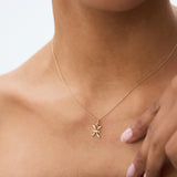 14K Pisces Zodiac Charm Necklace Ferkos Fine Jewelry