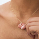 14K Scorpio Zodiac Charm Necklace Ferkos Fine Jewelry