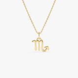 14K Scorpio Zodiac Charm Necklace 14K Gold Ferkos Fine Jewelry