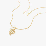 14K Virgo Zodiac Charm Necklace Ferkos Fine Jewelry