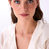 14K Triple Line Initial Necklace Ferkos Fine Jewelry