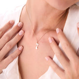 14K Gothic Number Pendant Necklace Ferkos Fine Jewelry