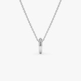 14K Gold Open Rondelle Charm – 2MM Ferkos Fine Jewelry