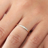 14k Graduating Diamond Wedding Band Ferkos Fine Jewelry