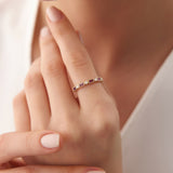 14k Baguette Ruby and Diamond Ring Ferkos Fine Jewelry