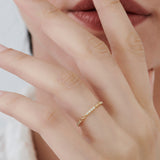 14k Twisted Rope 3/4 Eternity Diamond Ring Ferkos Fine Jewelry