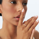 14k 0.30ctw 11 Stone Shared Prong Diamond Wedding Band Ferkos Fine Jewelry