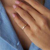 14k Marquise Shaped Full Eternity Flush Setting Diamond Band Ferkos Fine Jewelry