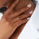 14k Full Eternity Flush Setting Baguette Diamond Band Ferkos Fine Jewelry