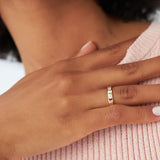 14k Full Eternity Flush Setting Round Diamond Band Ferkos Fine Jewelry