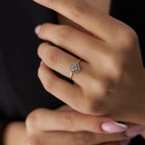 14k Clover Diamond Cluster Ring Ferkos Fine Jewelry