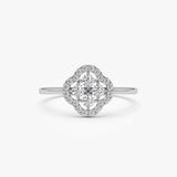 14k Clover Diamond Cluster Ring Ferkos Fine Jewelry