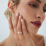 14k Gold Diamond Dome Balloon Ring Ferkos Fine Jewelry