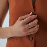 14k Sapphire Clover Ring Ferkos Fine Jewelry