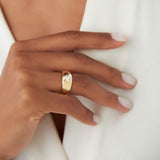 14k Chunky Diamond Clover Ring Ferkos Fine Jewelry