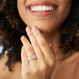 14k Floating Diamond Bubble Band Ferkos Fine Jewelry