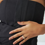 14k Floating Diamond Bubble Band Ferkos Fine Jewelry