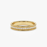 14k Milgran Full Eternity Diamond Ring 14K Gold Ferkos Fine Jewelry