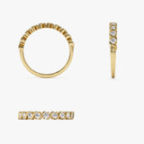 14K Gold Womens Diamond Wedding Ring Ferkos Fine Jewelry