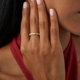 14k X O Design Diamond Wedding RIng Ferkos Fine Jewelry