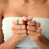 14k Oval Shaped Basket Setting Ruby Ring Ferkos Fine Jewelry