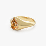 14K Pear Shaped Citrine Statement Ring Ferkos Fine Jewelry