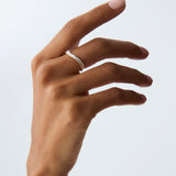 14k Unique Wave Design Baguette Diamond Ring Ferkos Fine Jewelry