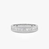 14k Horizontal Set Baguette Diamond Anniversary Band Ferkos Fine Jewelry