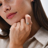 14k Diamond Floral Baguette Ring Ferkos Fine Jewelry
