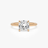 2.00 Ctw 14k Cushion Cut Lab Grown Diamond Engagement Ring - Evianne Ferkos Fine Jewelry