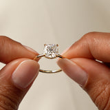 2.00 Ctw 14k Cushion Cut Lab Grown Diamond Engagement Ring - Evianne Ferkos Fine Jewelry