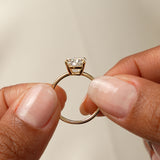 2.00 Ctw 14k Cushion Cut Lab Grown Diamond Engagement Ring - Evianne Ferkos Fine Jewelry