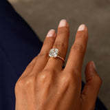 5.05 Ctw 14k Cushion Cut Lab Grown Diamond Engagement Solitaire - Seloria Ferkos Fine Jewelry