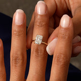 1.50 Ctw 14k Radiant Cut Lab Grown Diamond Hidden Halo Engagement Ring – Aurora Ferkos Fine Jewelry