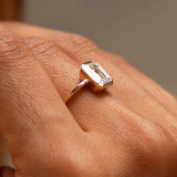 2.00 Ct 14k Emerald Cut Lab Grown Bezel Setting Diamond Engagement Ring – Naomi Ferkos Fine Jewelry